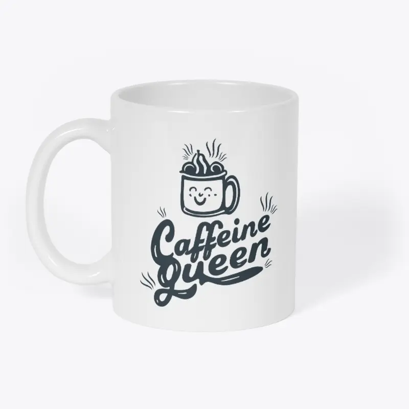 Caffeine Queen t-shirt design