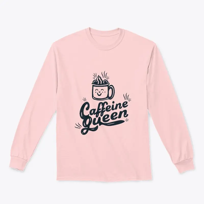 Caffeine Queen t shirt design