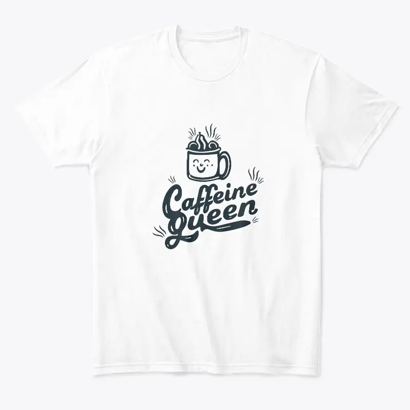 Caffeine Queen t-shirt design